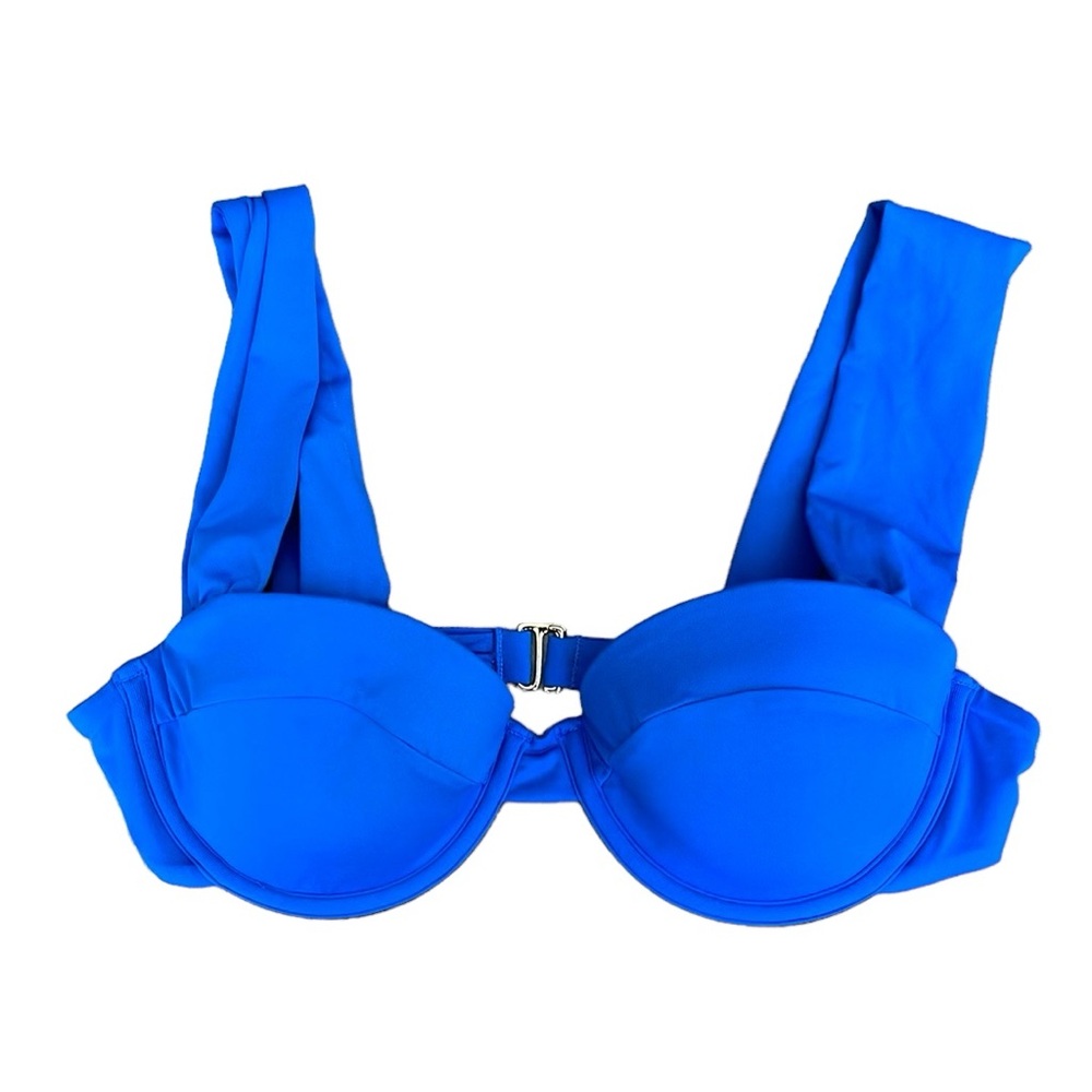 WeWoreWhat Claudia Bikini Top - Matisse Blue in Size Small. New with tags